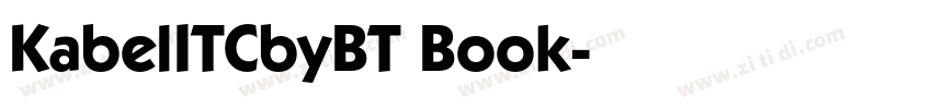 KabelITCbyBT Book字体转换